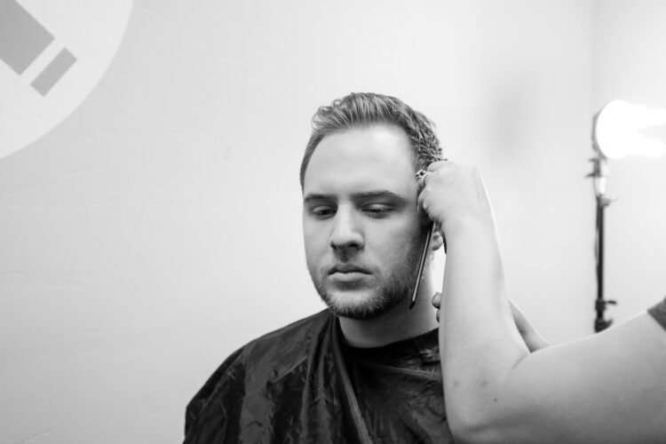 man's face